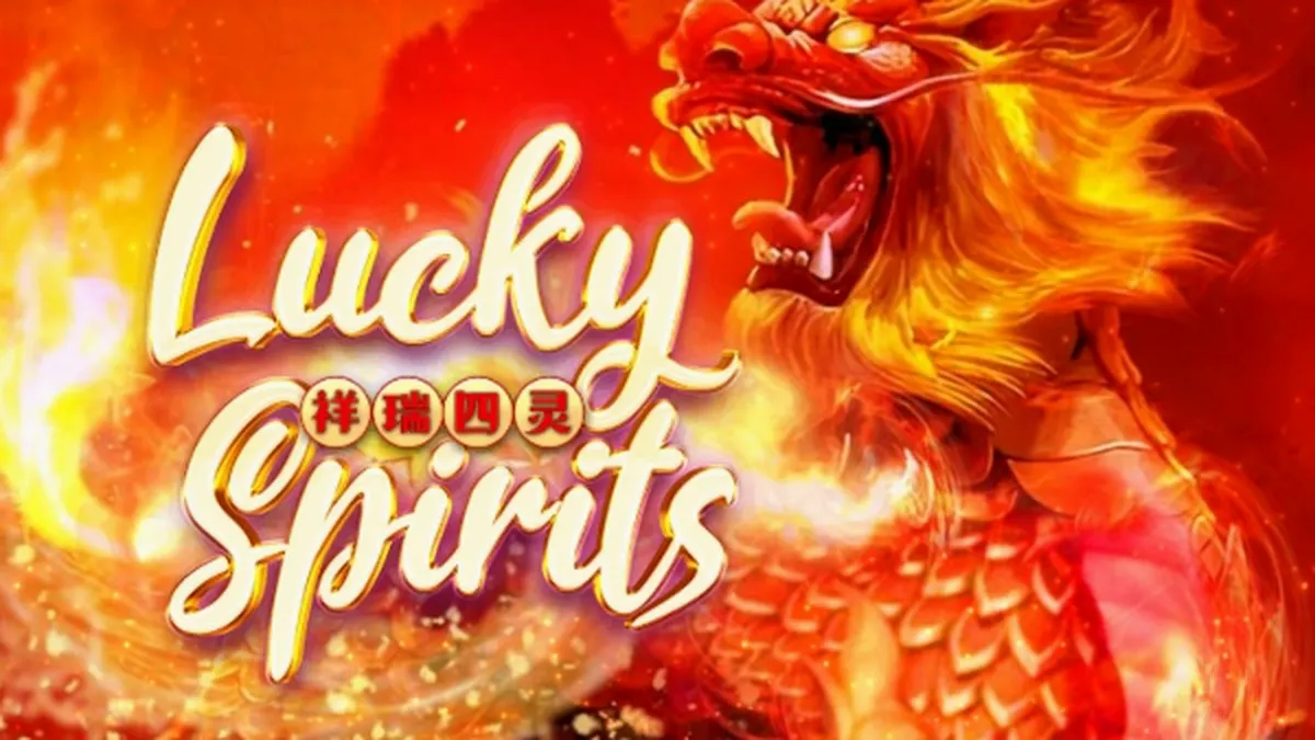 Interface do jogo de slot Lucky Spirits com tema místico